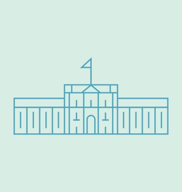 Santiago katı vektör çizim