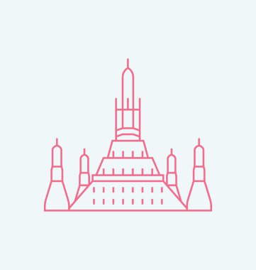 Bangkok vektör çizim