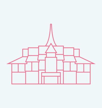 Phnom Penh vektör çizim