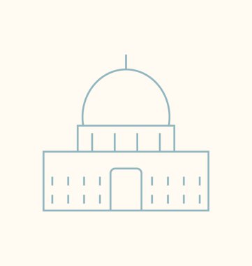 Jerusalem vektör çizim