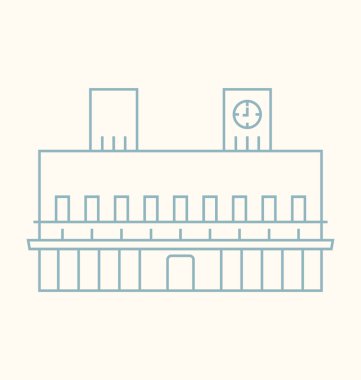 Oslo katı vektör çizim