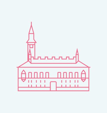 Copenhagen katı vektör çizim
