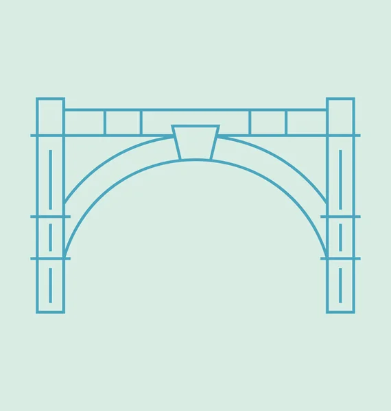 Illustration vectorielle solide de Bridgetown — Image vectorielle
