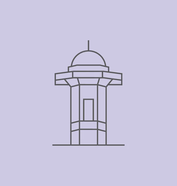 Illustration vectorielle solide de Sarajevo — Image vectorielle