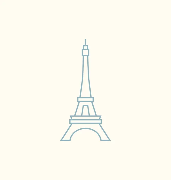 Pařížská vektorová ilustrace — Stockový vektor