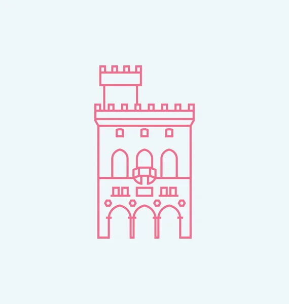 San Marino Solid Vector Ilustração —  Vetores de Stock