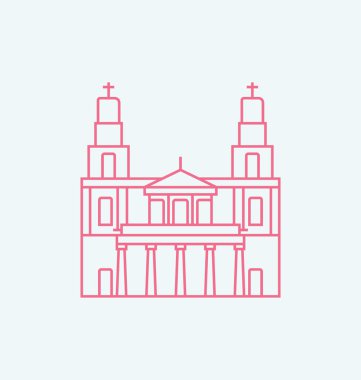 Managua katı vektör çizim