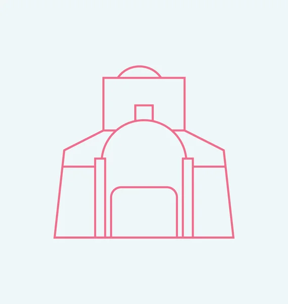 Illustration vectorielle solide de Nicosie — Image vectorielle