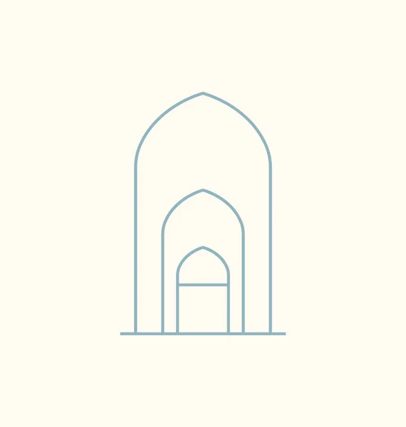 Doha fast vektor Illustration — Stock vektor