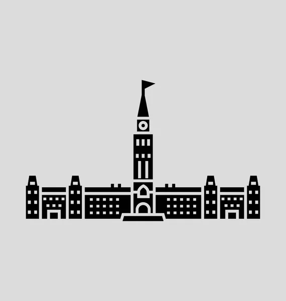 Ottawa Vector Illustrazione — Vettoriale Stock