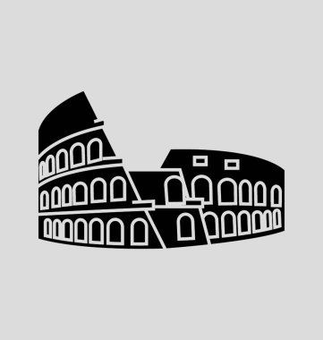 Roma katı vektör çizim