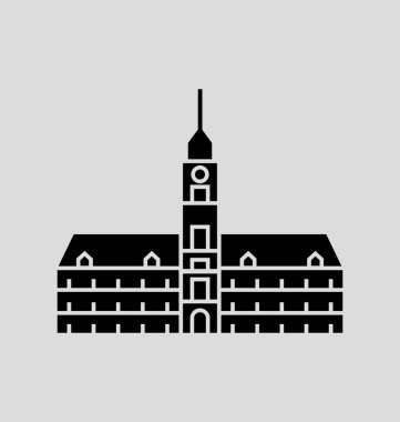 Varşova katı vektör çizim