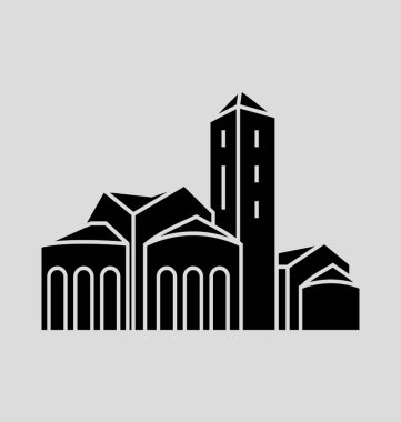 Andorra La Vella katı vektör çizim