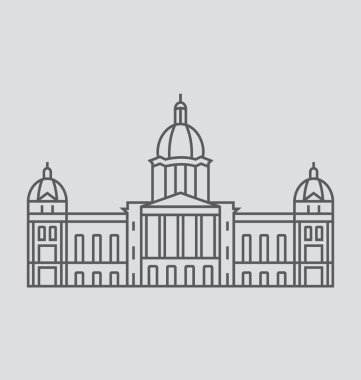 Iowa genel derleme vektör çizim