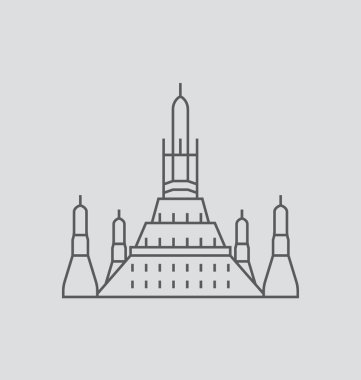 Bangkok vektör çizim