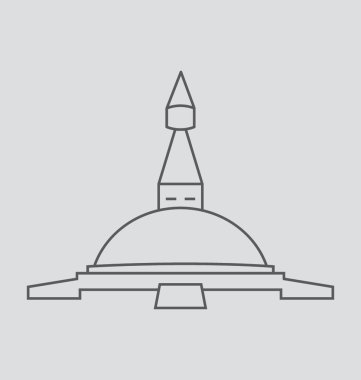 Katmandu vektör çizim