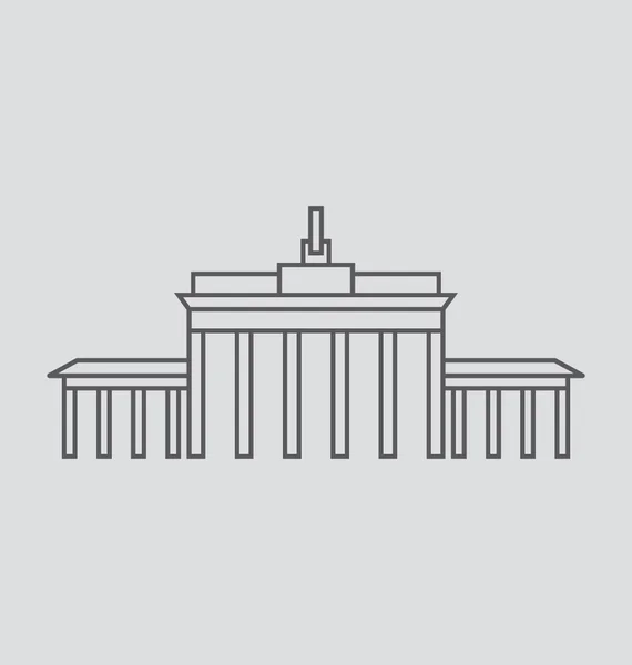 Berlin  Vector Illustration — Stock Vector