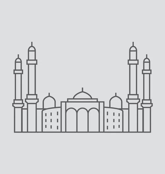 Sanaa The Capital of Yemen Vector Illustration — стоковый вектор