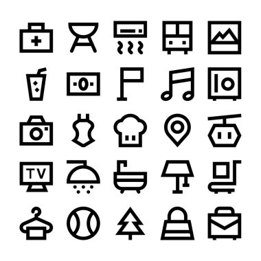 Turizm ve seyahat vektör simgeler 3