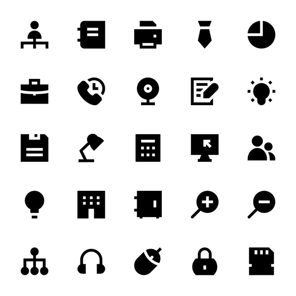 Business en Office Vector Icons 2 — Stockvector