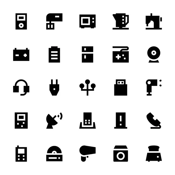 Electronics and Devices Vector Icons 3 — Stock Vector