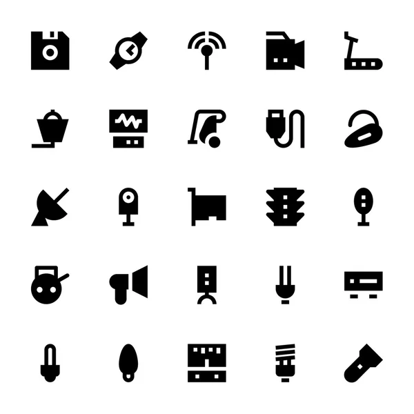 Electronics and Devices Vector Icons 1 — Stock Vector
