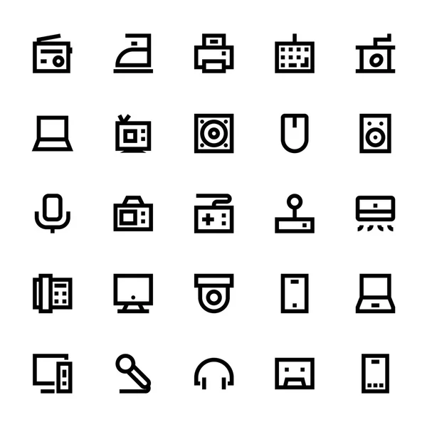 Electronics and Devices Vector Icons 4 — Stock Vector