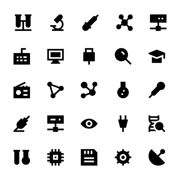 Science and Technology Vector Icons 1 — Stock Vector