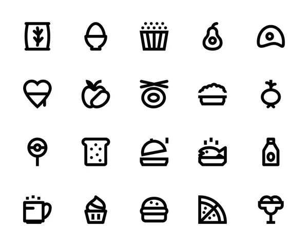 Voedsel en dranken Vector Icons 7 — Stockvector