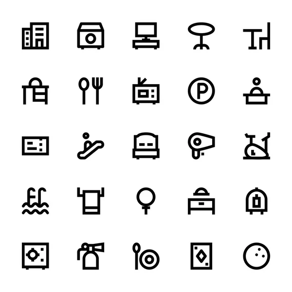 ホテルのサービスのベクトルのアイコン 1 — ストックベクタ