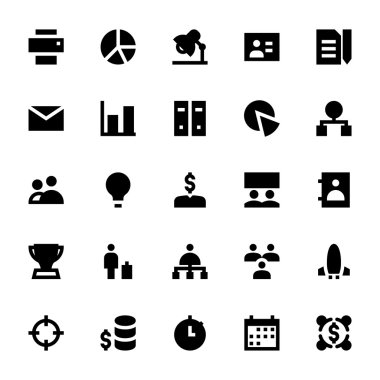 Proje Yönetimi vektör simgeler 2