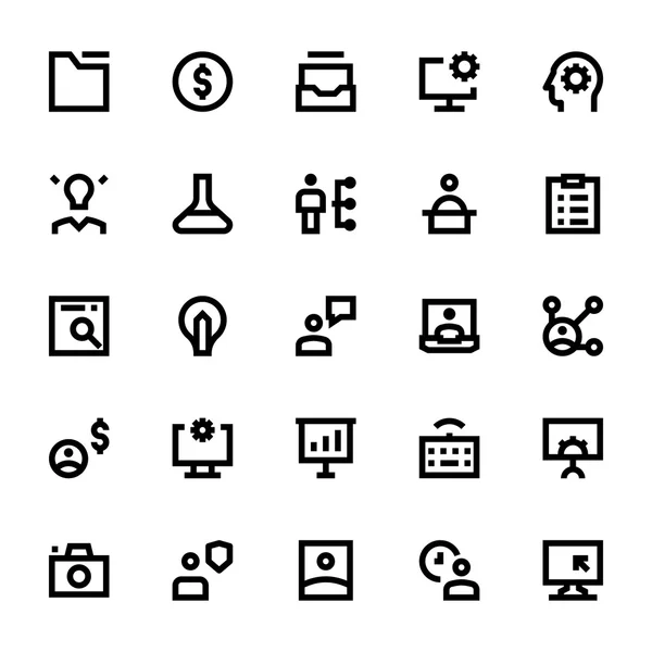 Project Management Vector Icons 1 — Stockvector