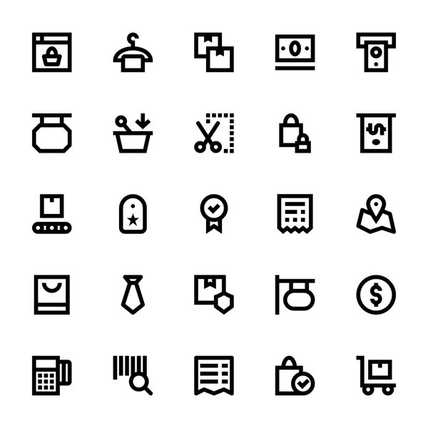 Shopping and Retail Vector Icons 2