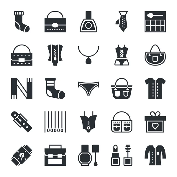 Fashion & Beauty Vector Icons 3 — Stock Vector