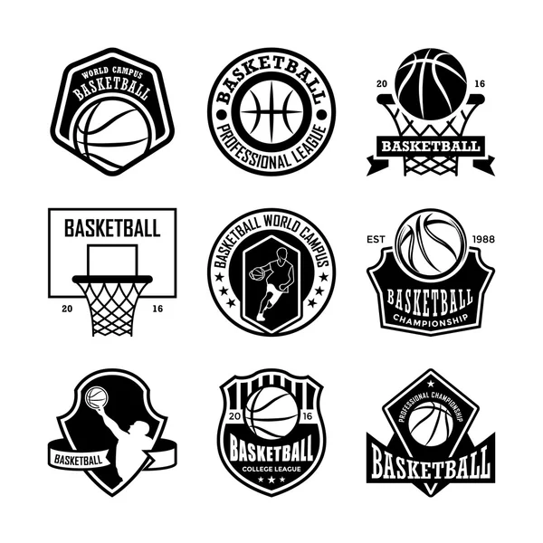 Basketball Vector Icons 3 — Stock Vector