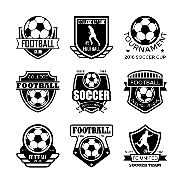 Vector de fútbol iconos 16 — Vector de stock