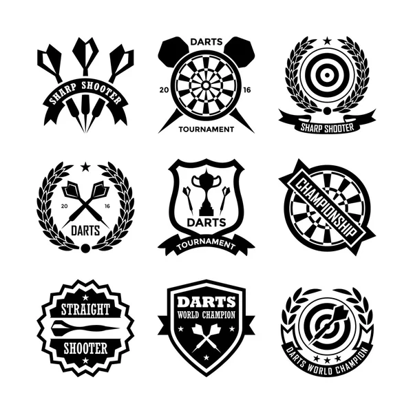 Darts Vector Icons 11 — Stock Vector