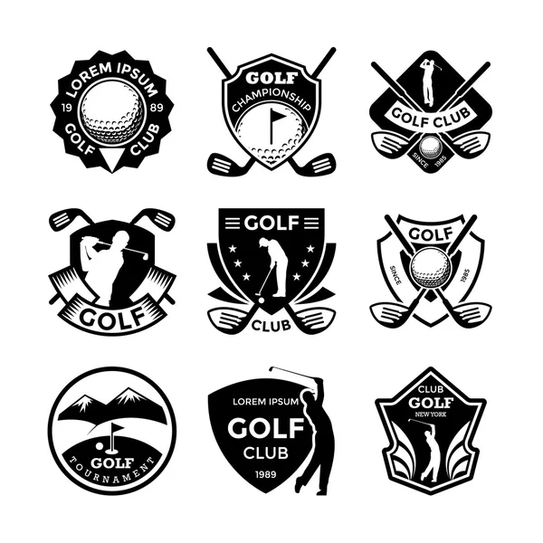 Vector de Golf Iconos 17 — Archivo Imágenes Vectoriales