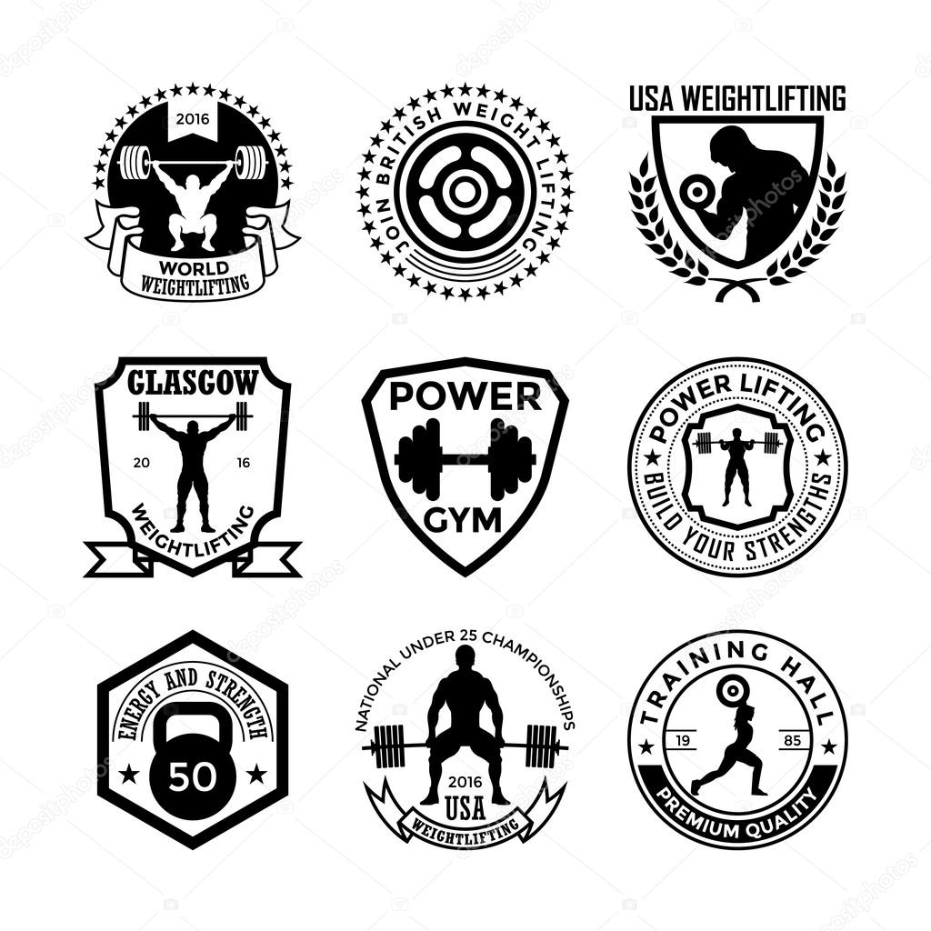 Here is an awesome set of weightlifting badges that you are sure to find very useful. Hope you really enjoy using them