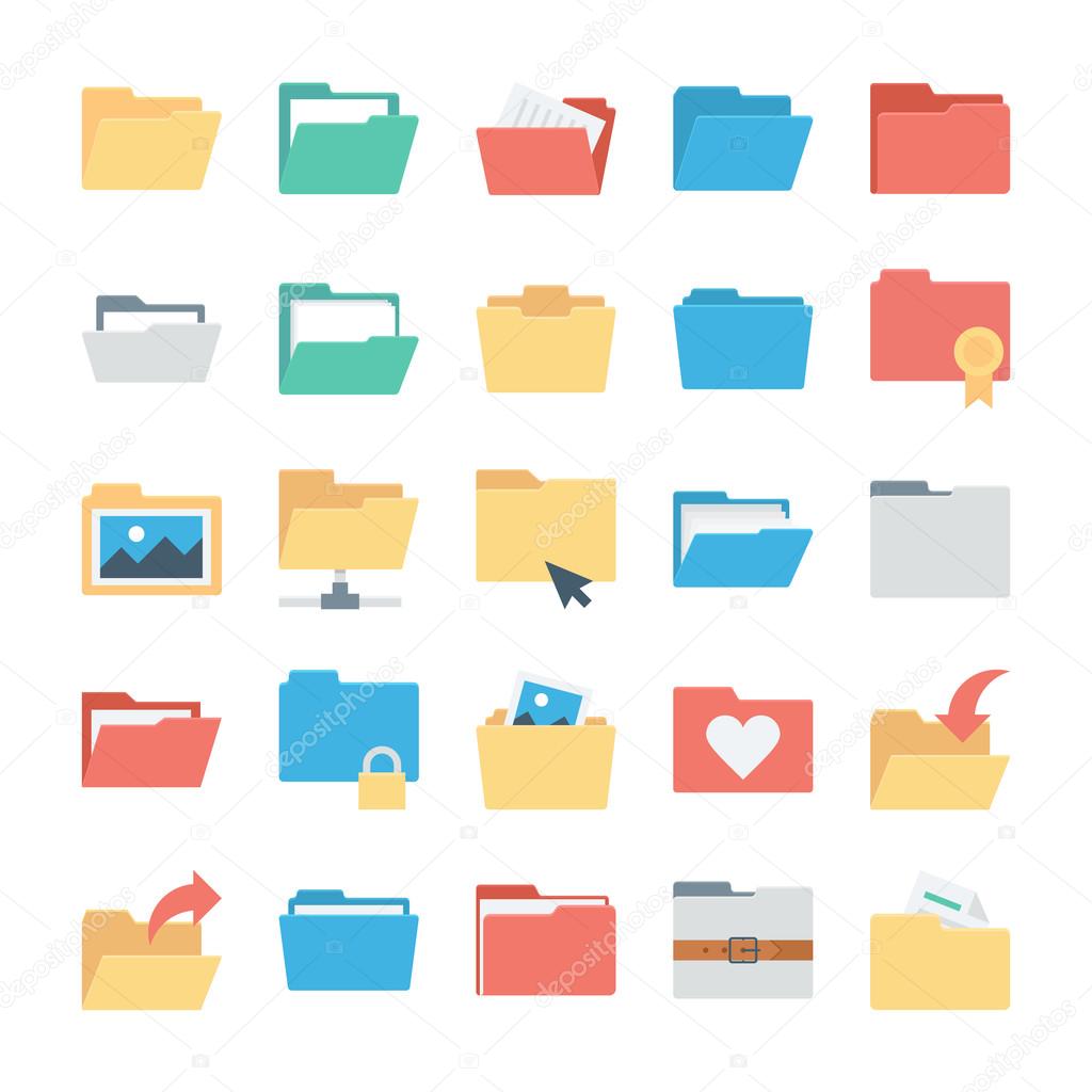 Files and Folders Vector Icons 1