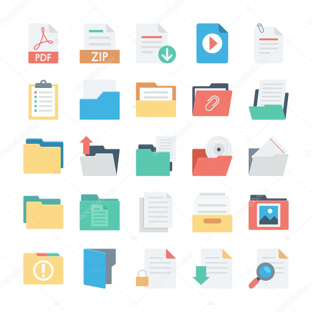 Files and Folders Vector Icons 3
