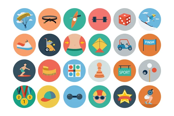 Sports Flat Icons - Vol 4 Royalty Free Stock Vectors