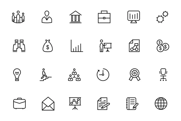 ビジネスと金融行アイコン 1 — ストック写真