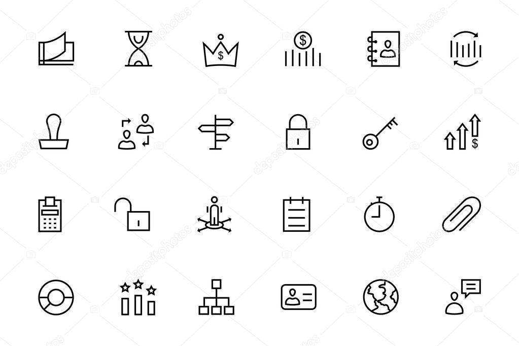 Business and Finance Line Icons 5