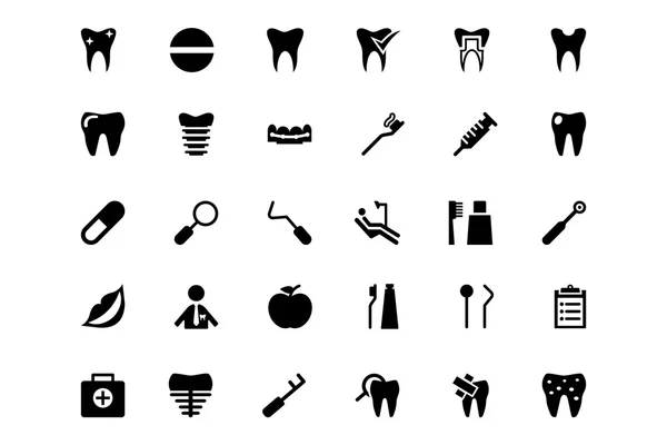 Dental Vector Icons 1 — Stock Photo, Image