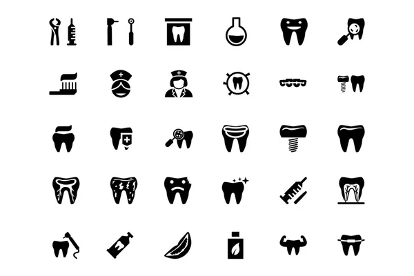Dental Vector Icons 3 — Stock Photo, Image