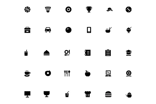 Mini iconos vectoriales 20 —  Fotos de Stock