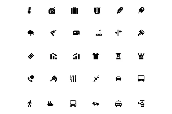 Mini Vector Icons 15 — Stock Photo, Image