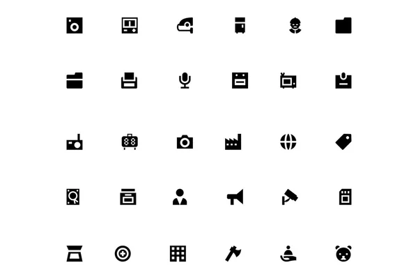 ミニ ベクトル アイコン 26 — ストック写真
