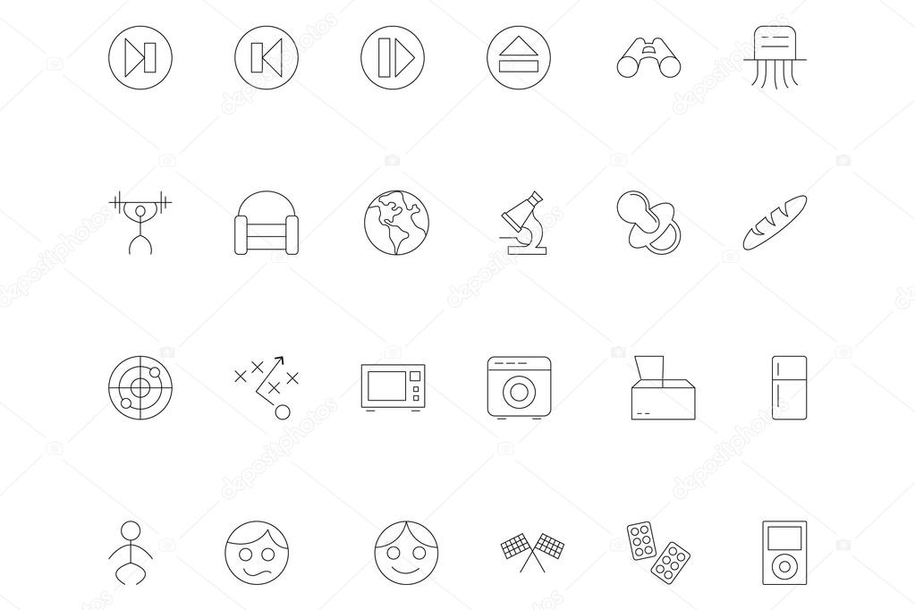 Line icons 20